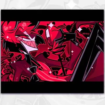 해즈빈 호텔 알래스터 발렌타인 포스터