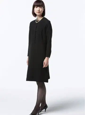 이오그래픽 에이도트a. 오하시 아유무 포멀 싸개 단추 원피스