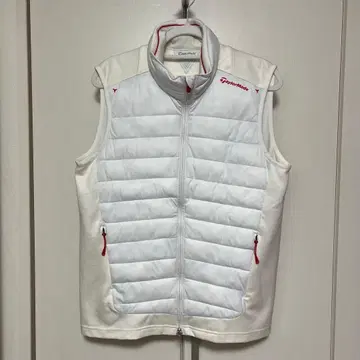 테일러메이드 충전솜 풀 집업 베스트 사이즈 O