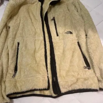 THE NORTH FACE 플리스 자켓 M 크림색