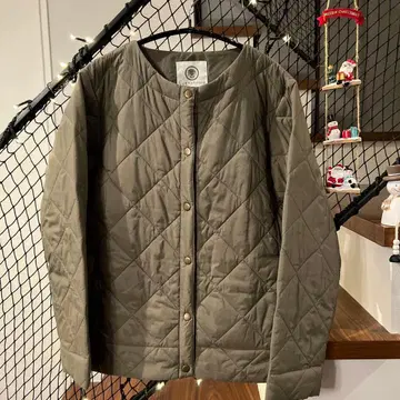 Lugnoncure 퀼팅 자켓 M 올리브 그린