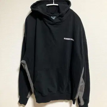 NUMBER(N)INE x COMMON BASE 별주 후드티 L