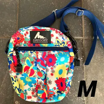 GREGORY 플로럴 패턴 숄더백