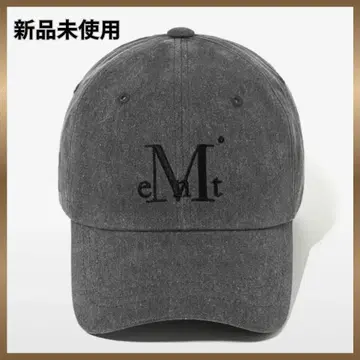 [ 미사용 새상품 ] mucent 무센트 애쉬 그레이 로고캡