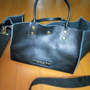 블랙 가죽 숄더백 2way