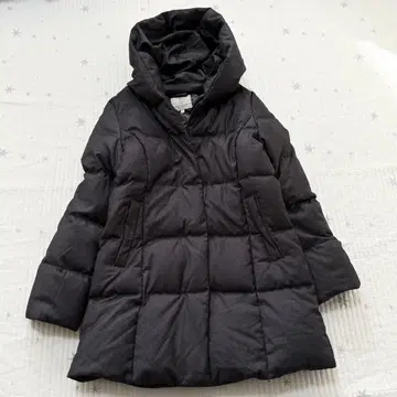 유나이티드 애로우즈 롱 다운 코트 다크 그레이