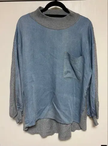 야마다야 데님 조 도킹 니트