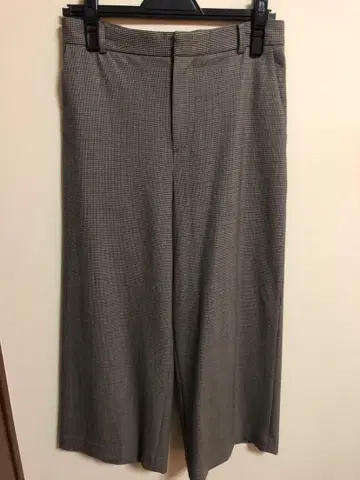 [TOMORROWLAND] 체크 무늬 와이드 팬츠 36