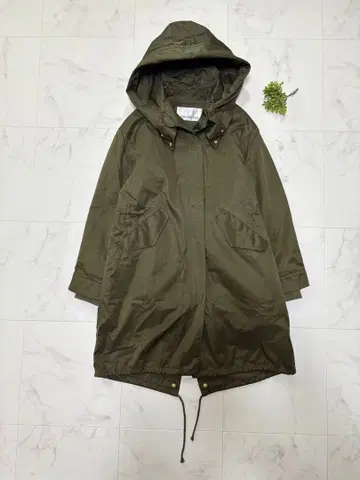 S 내추럴 뷰티 베이직 라이너 포함 롱 코트 밀리터리