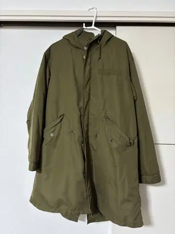 유니클로 속기모 롱 코트