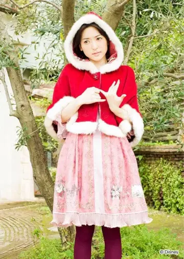 시크릿허니 미녀와 야수 케이프 판초