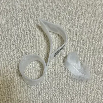 SnowMan 음표 깃털