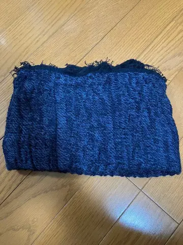 공방직좌 울 리버서블 넥워머 네이비 x 인디고 블루