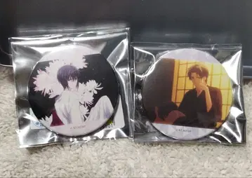 풀바 캔뱃지 2개