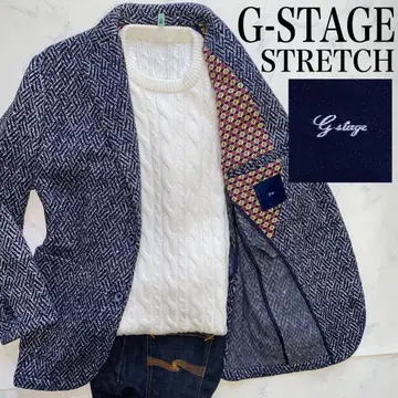 G-STAGE 클리닝 완료 새상품급 S급 온오프 겸용 헤링본 스트레치
