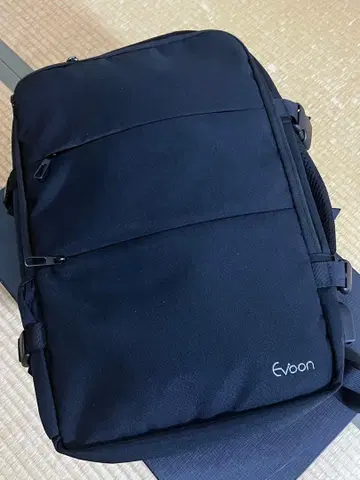 Evoon 블랙 백팩 백팩