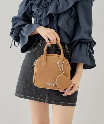 Chico 하트 파우치 포함 스퀘어 보스턴 백