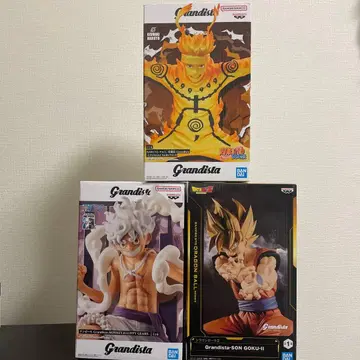 [ 나루토 원피스 드래곤볼 ] Grandista 피규어 3개