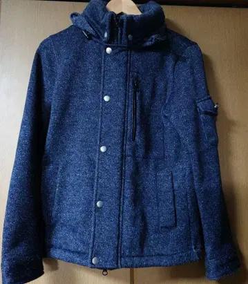 BEAMS HEART 빔즈하트 넥 블루종 후디 S 사이즈