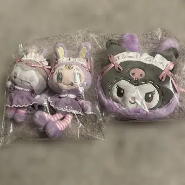 새상품 쿠로미 베리에짱 페이스형 파우치 마스코트 키링