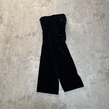 90's USA 구제 의류 벨로아 바디 네이비 컬러 팬츠