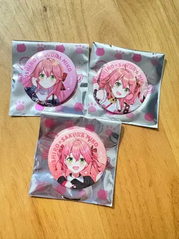 사쿠라 미코 스시로 콜라보 배지