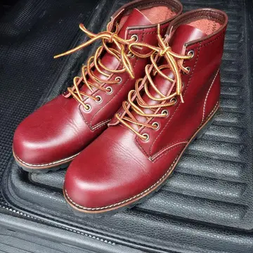 알파 버건디 가죽 워크 부츠 26cm