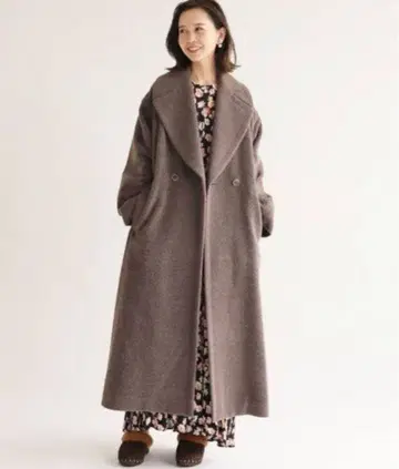 이에나 랩클 IENA LABOUCLE 알파카 샤기 오버코트