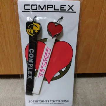 COMPLEX 일본 일심 스트랩 세트 2011년 도쿄돔 미개봉