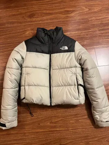 THE NORTH FACE 다운 자켓 카키 그린 블랙