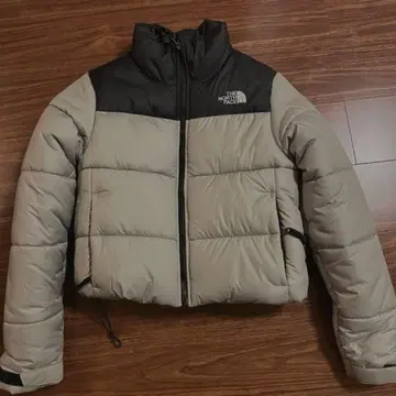 THE NORTH FACE 다운 자켓 카키 그린 블랙