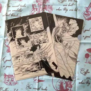 베르사이유의 장미 A5 클리어 파일 바람의 행방 마음 가는 대로 2장