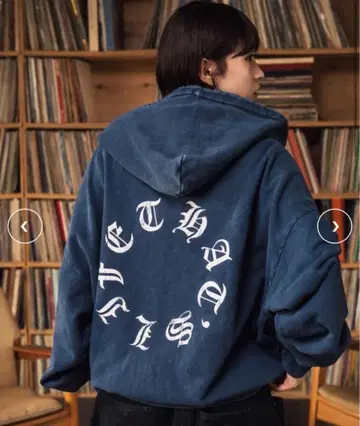 시착만 한 That'life(댓츠라이프) 지퍼 후드티 인기 상품 네이비