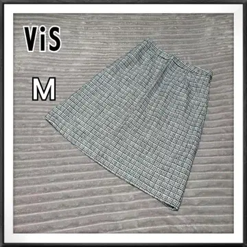 새상품 Vis/비스 트위드 스커트 라메 포멀 세레모니 M