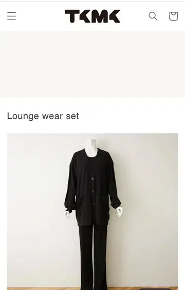 타키자와 마키코 라운지웨어 블랙 사이즈 1