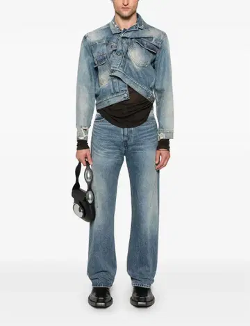 Y/PROJECT 스트레이트 데님 라이트 블루