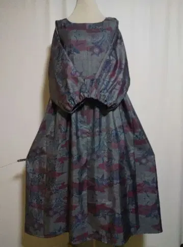 기모노 리메이크 / 돌먼 소매 / 원피스 사이즈 LL~3L