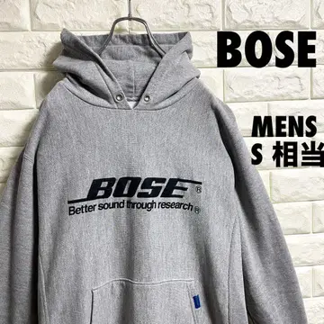 초레어 BOSE 기업 로고 풀오버 후드티 남성용 S 사이즈 상당