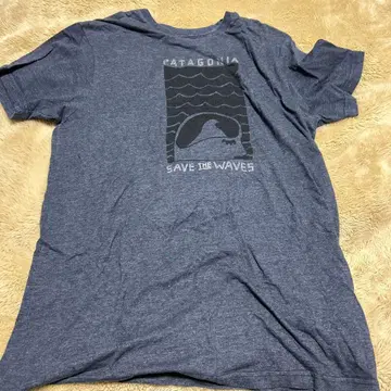 Patagonia Save the Waves 티셔츠 M 다크 그레이
