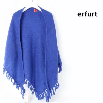 098 새상품  erfurt 엘프 울 블렌드 스톨 삼각형 머플러