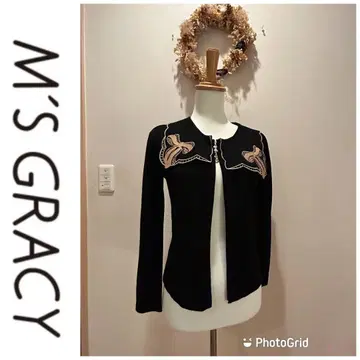 M'S GRACY 블랙 긴팔 가디건