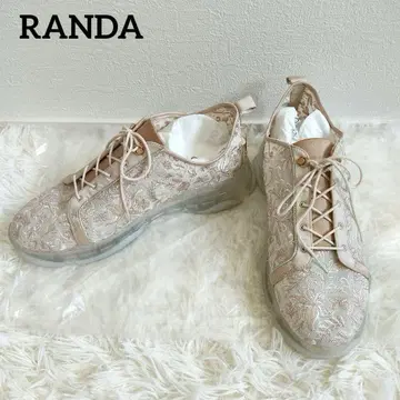 한정판 라푼젤 꽃무늬 자수 스니커즈 콜라보