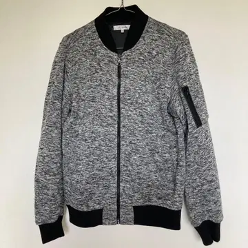 그레이 집업 맨투맨 자켓 M