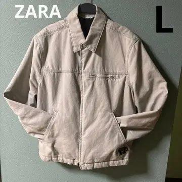 ZARA 베이지 코튼 점퍼
