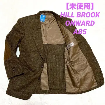 [ 미사용 ] 온워드 HILL BROOK 테일러드 자켓 브라운 AB5