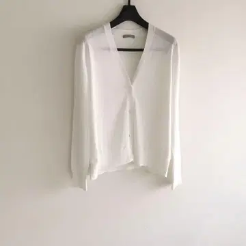 띠어리 럭스 긴팔 가디건 화이트 38