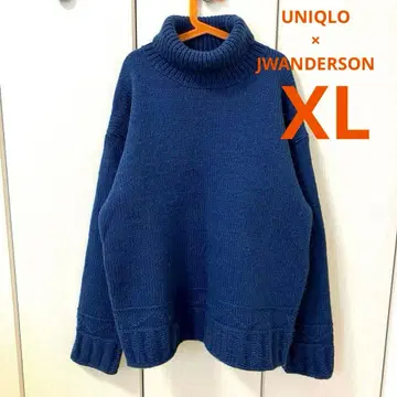 유니클로 로우 게이지 스웨터 XL 빅 사이즈 오버 사이즈 알파카