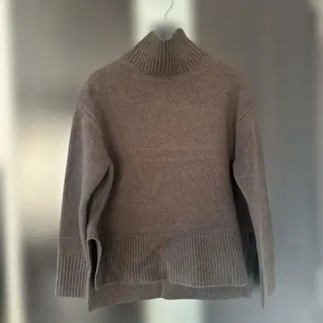 United Arrows 터틀넥 스웨터 브라운