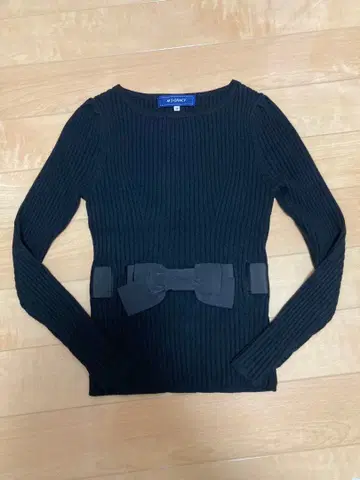 한정 가격입니다 엠즈 그레이시 리본 니트