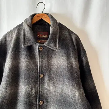 [블랙] 90s Noatak 옴브레 울 자켓 XL 빈티지